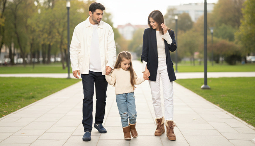 Transitional Style: Wearing Sheepskin Boots from Winter into Spring