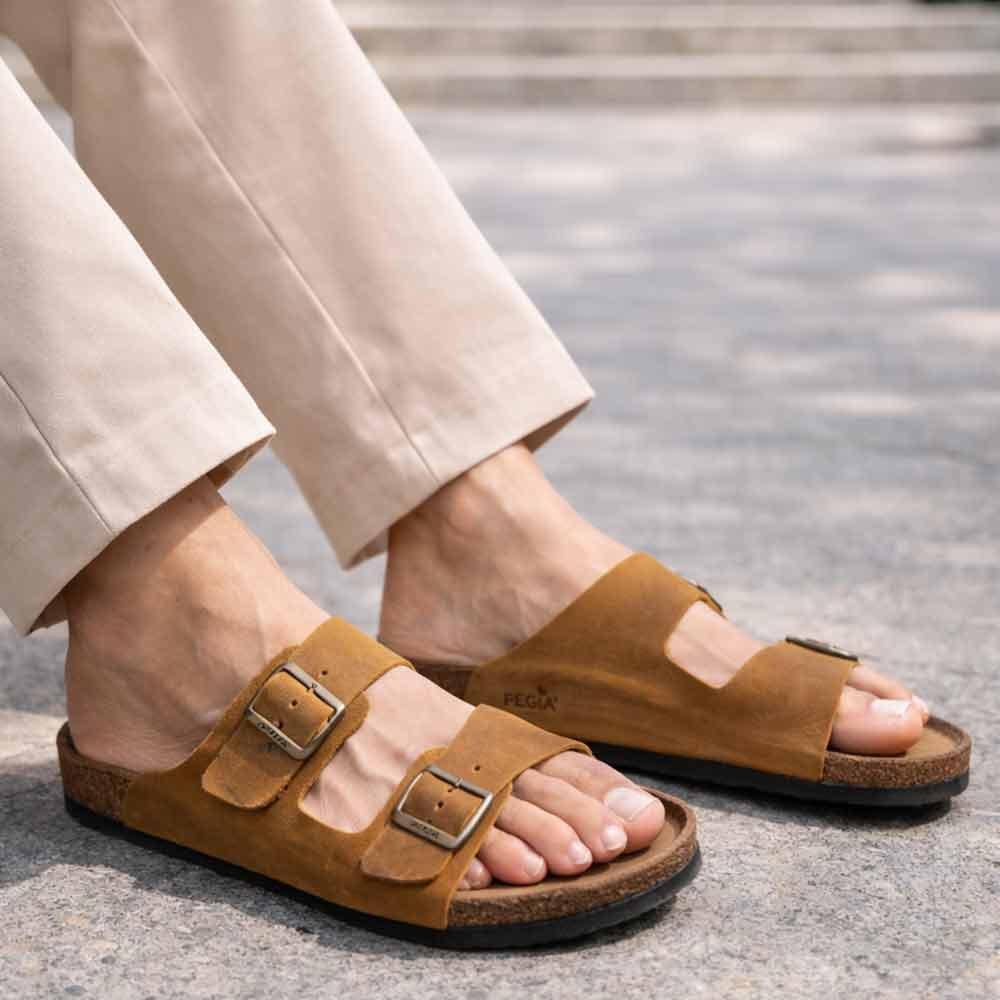 Genuine Leather Men's Sandals | Pegia