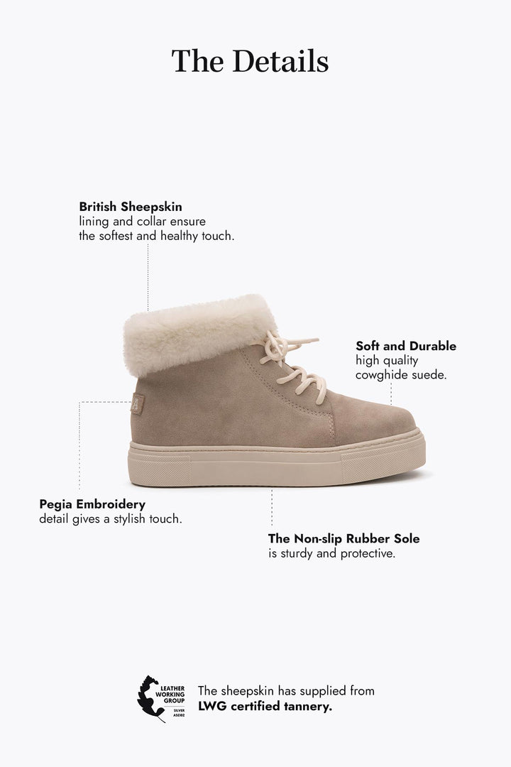 Pegia Adel Shearling Women's Boots - Pegia