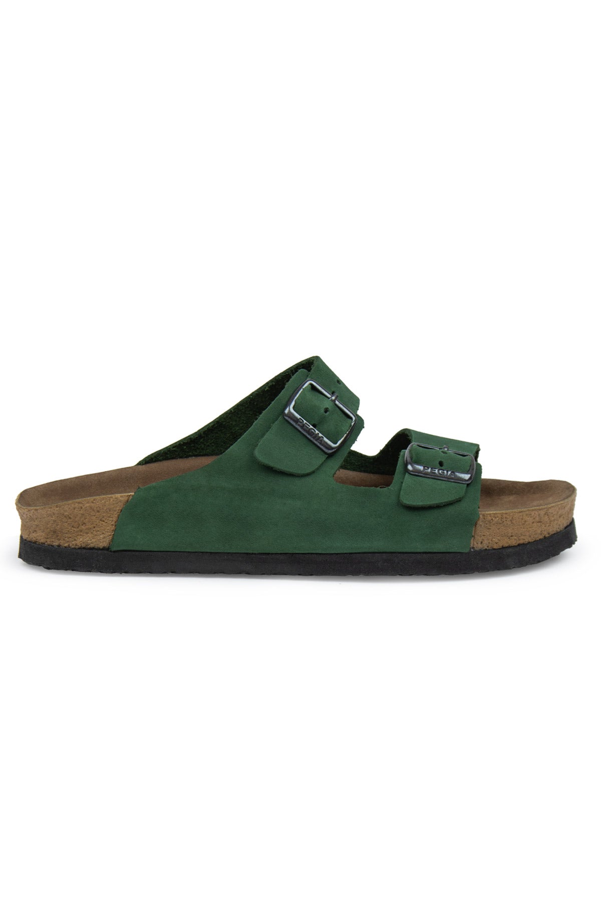 Pegia Santio Nubuck Unisex Buckle Slippers