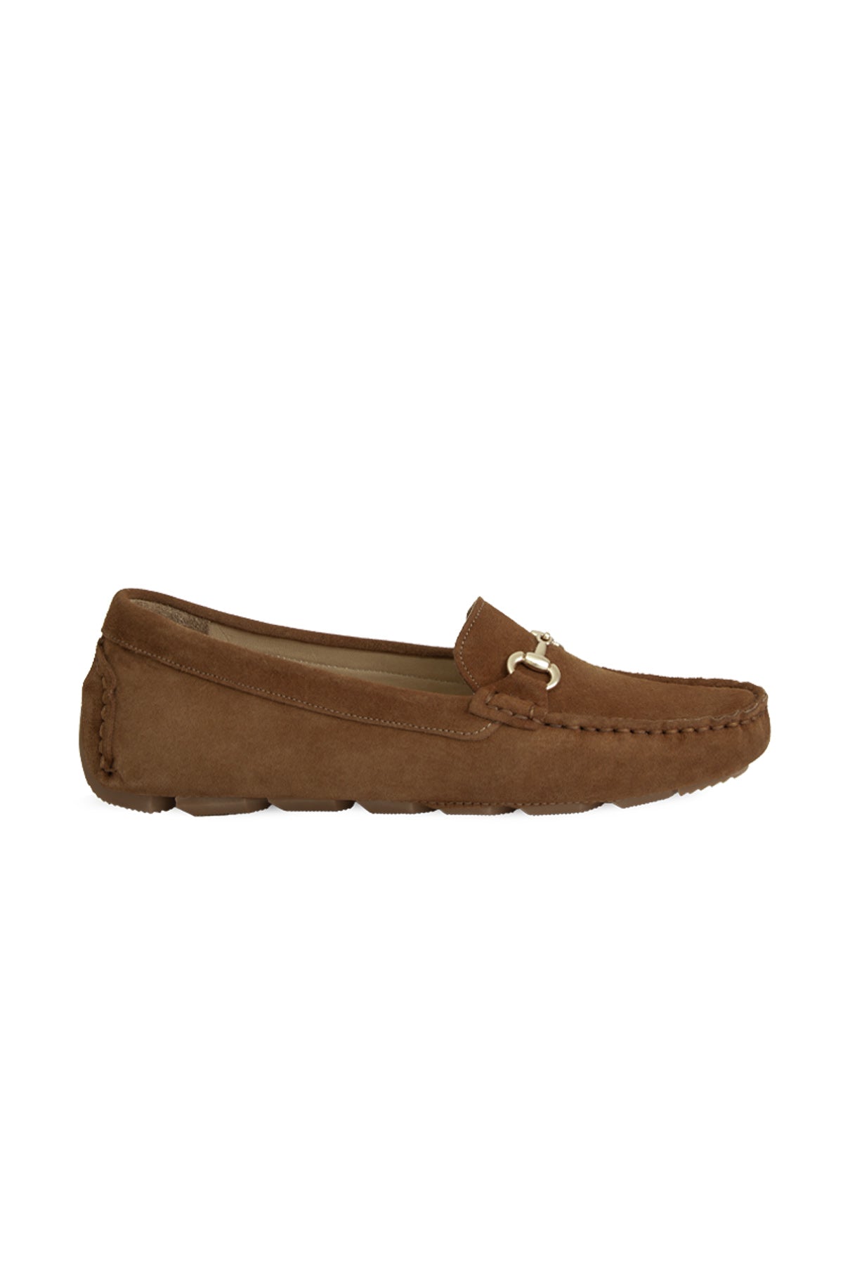 Pegia Perla Women's Genuine Suede Horsebit Loafers