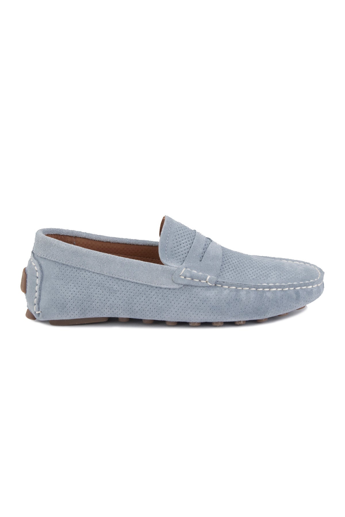 Pegia Alvor Chaussures Mocassins En Daim Véritable Pour Hommes