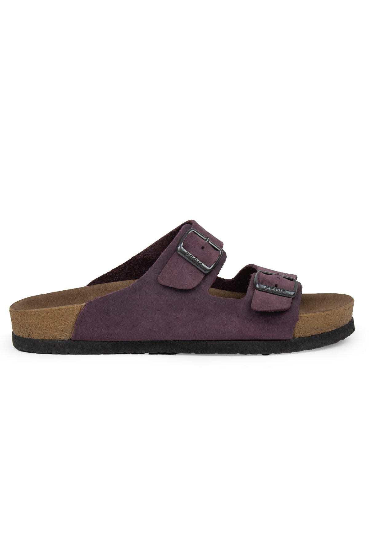 Pegia Santio Nubuck Unisex Buckle Slippers