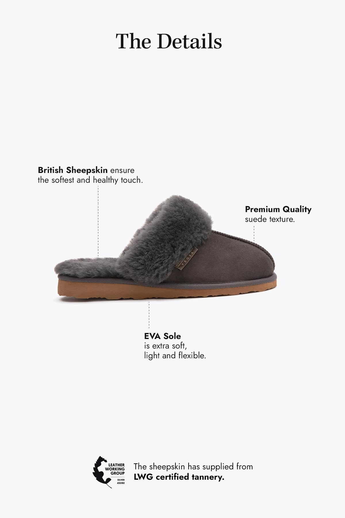 Pegia Monse Sheepskin Women's Slippers