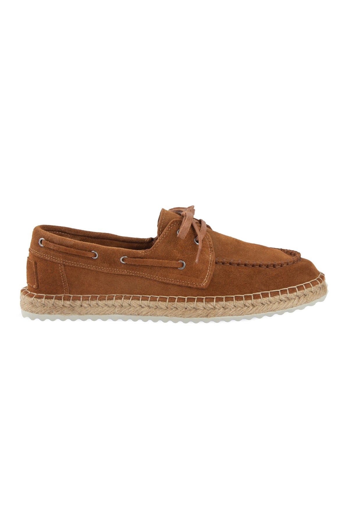 Mocasines con cordones tipo alpargata para hombre Pegia Rosco en ante genuino