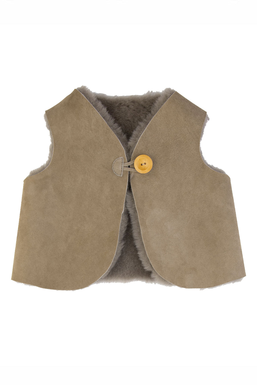 Pegia Merin Shearling Baby Gilet - Pegia