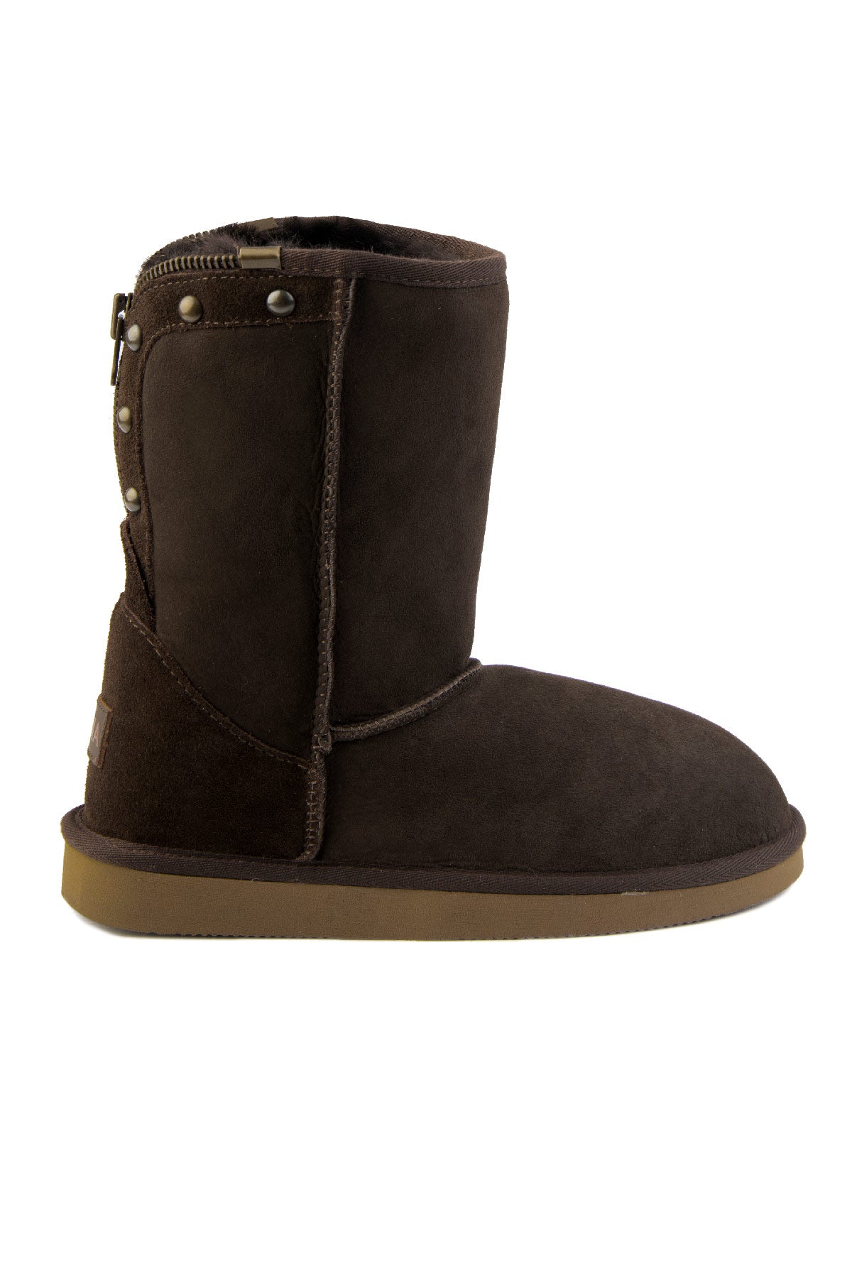 Pegia Vian Genuine Suede Back Zip Women's Boots - Pegia