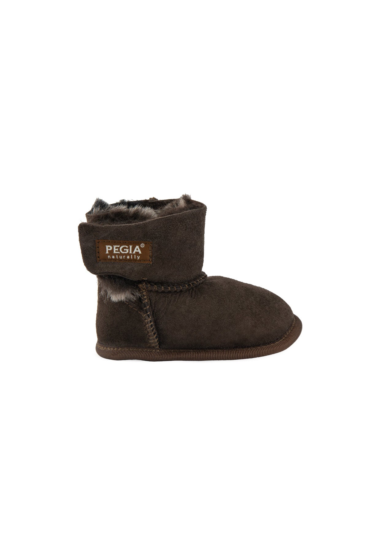 Botines para bebé Pegia Lian de piel de oveja con velcro