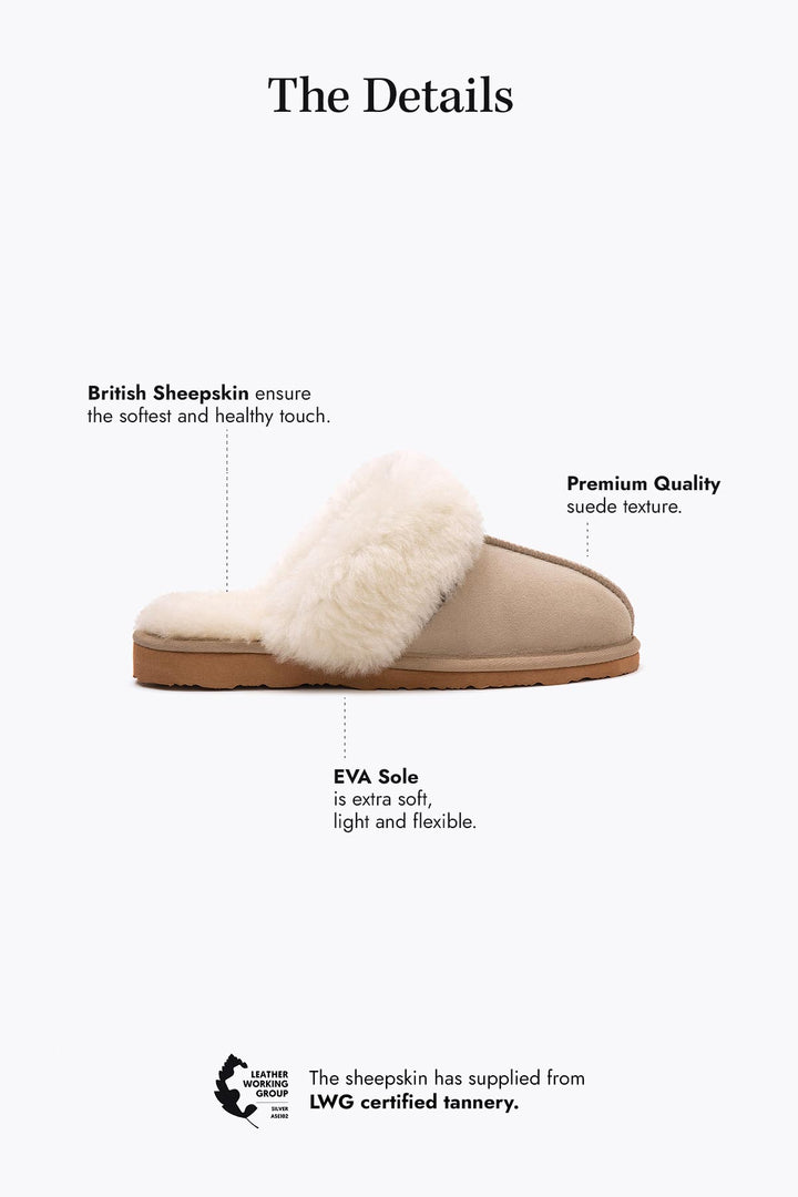 Pegia Monse Sheepskin Women's Slippers - Pegia
