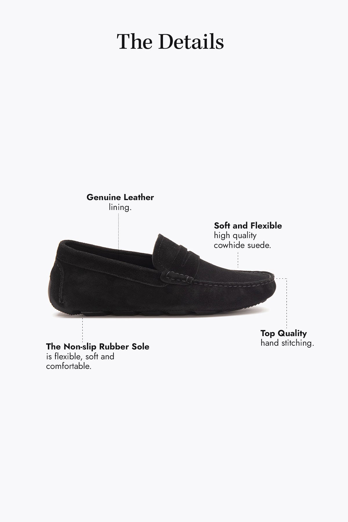 Pegia Alvor Genuine Suede Men's Loafer Shoes - Pegia