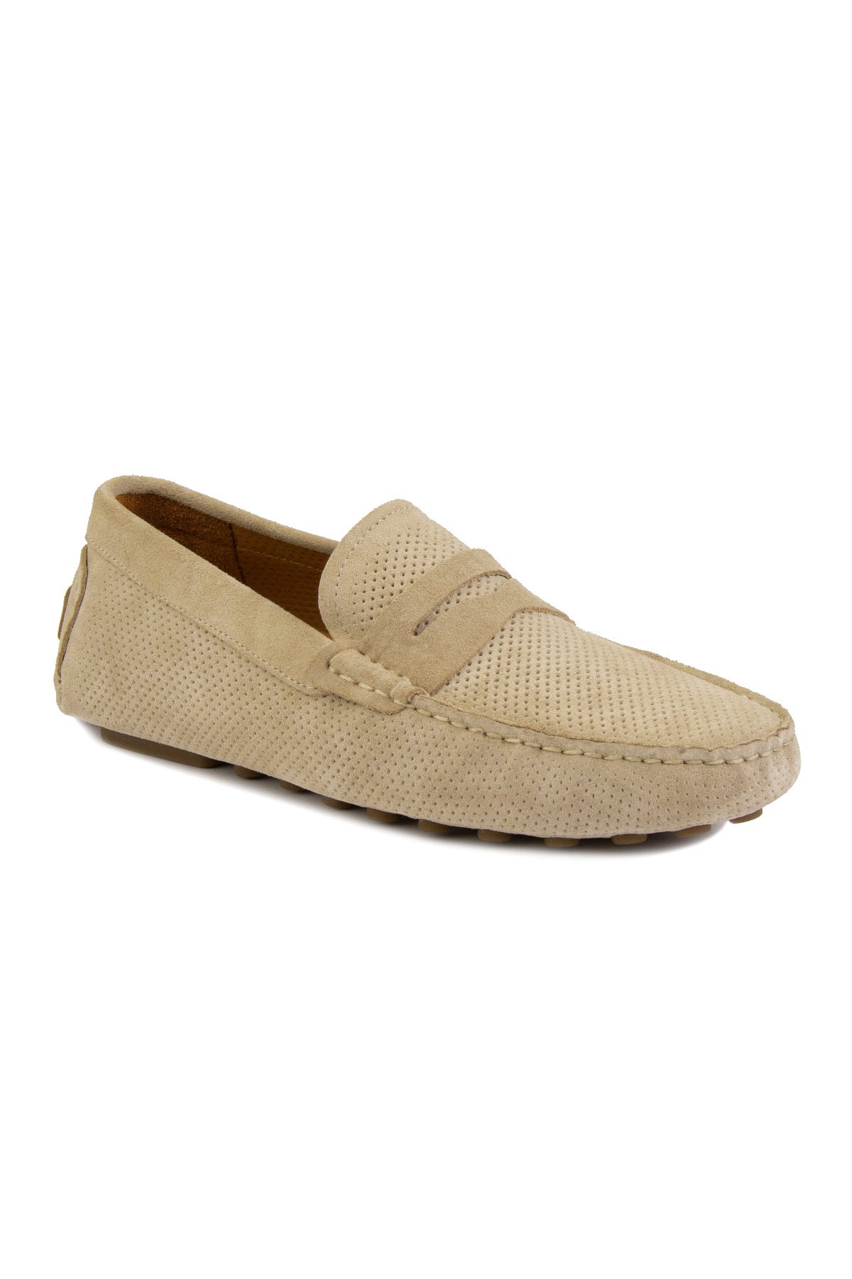 Pegia Alvor Chaussures Mocassins En Daim Véritable Pour Hommes