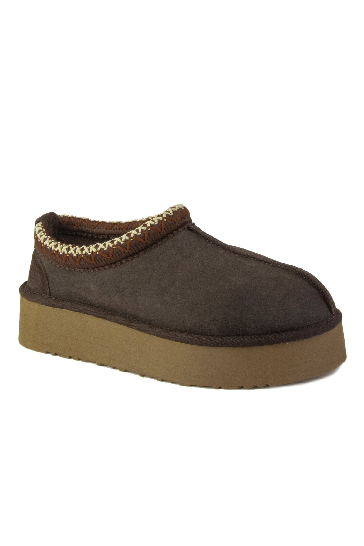 Pegia Aure Genuine Suede Women's Ultra Mini Platform Boots - Pegia