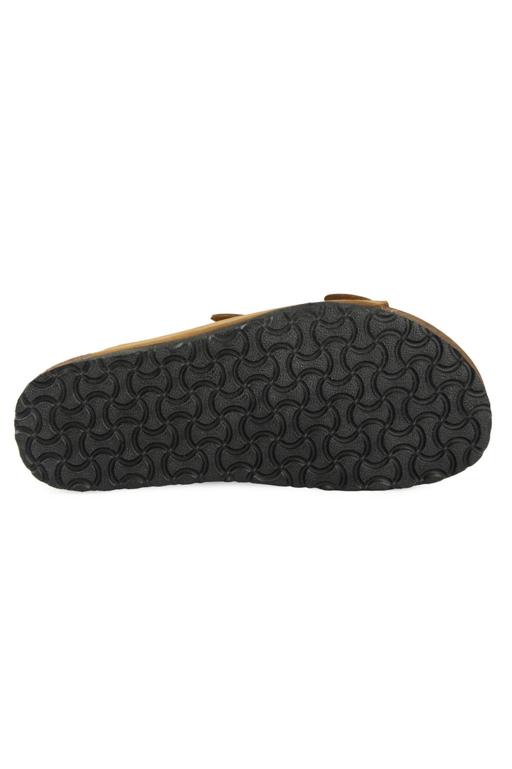 Pegia Santio Nubuck Unisex Buckle Slippers