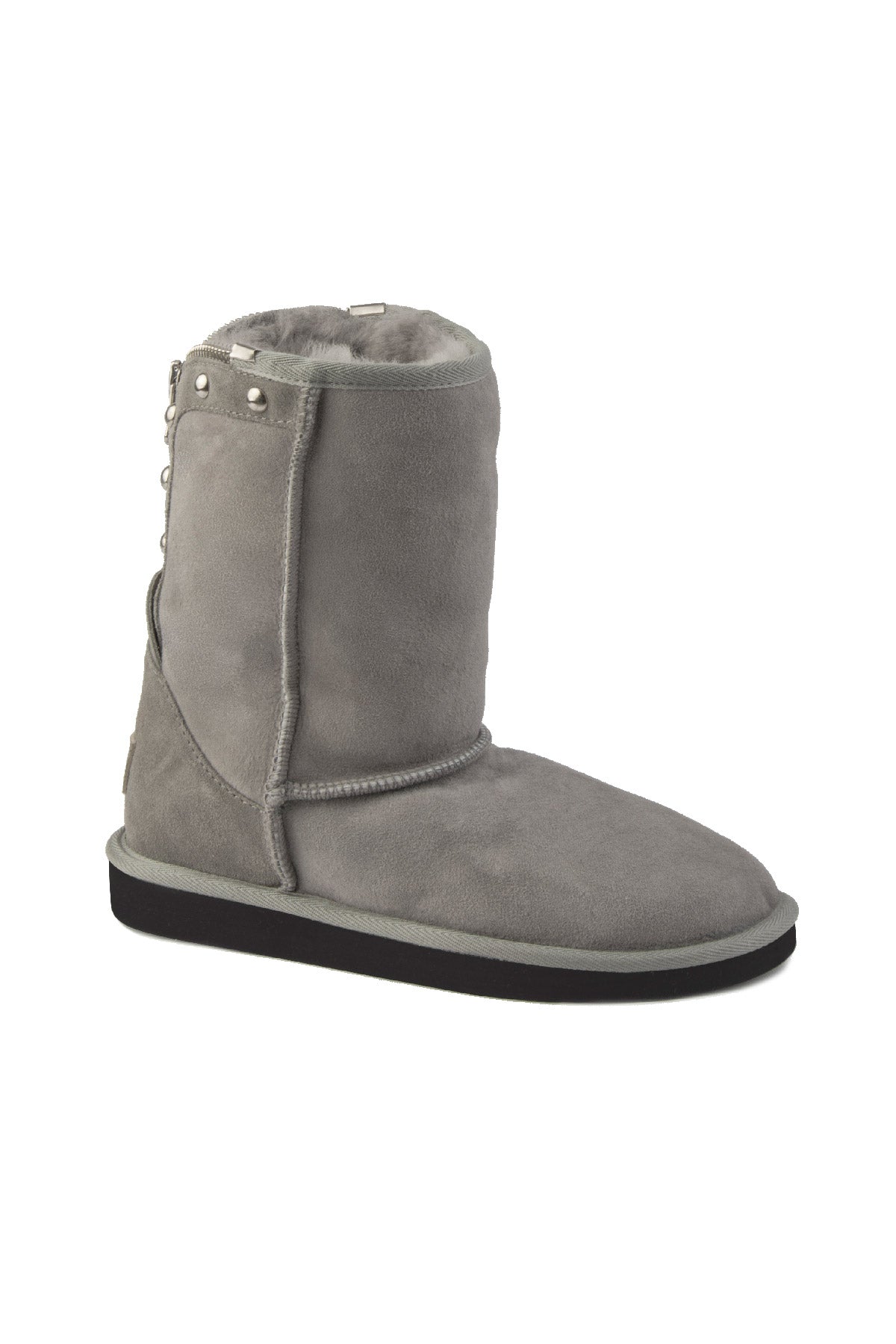 Pegia Vian Genuine Suede Back Zip Women's Boots - Pegia