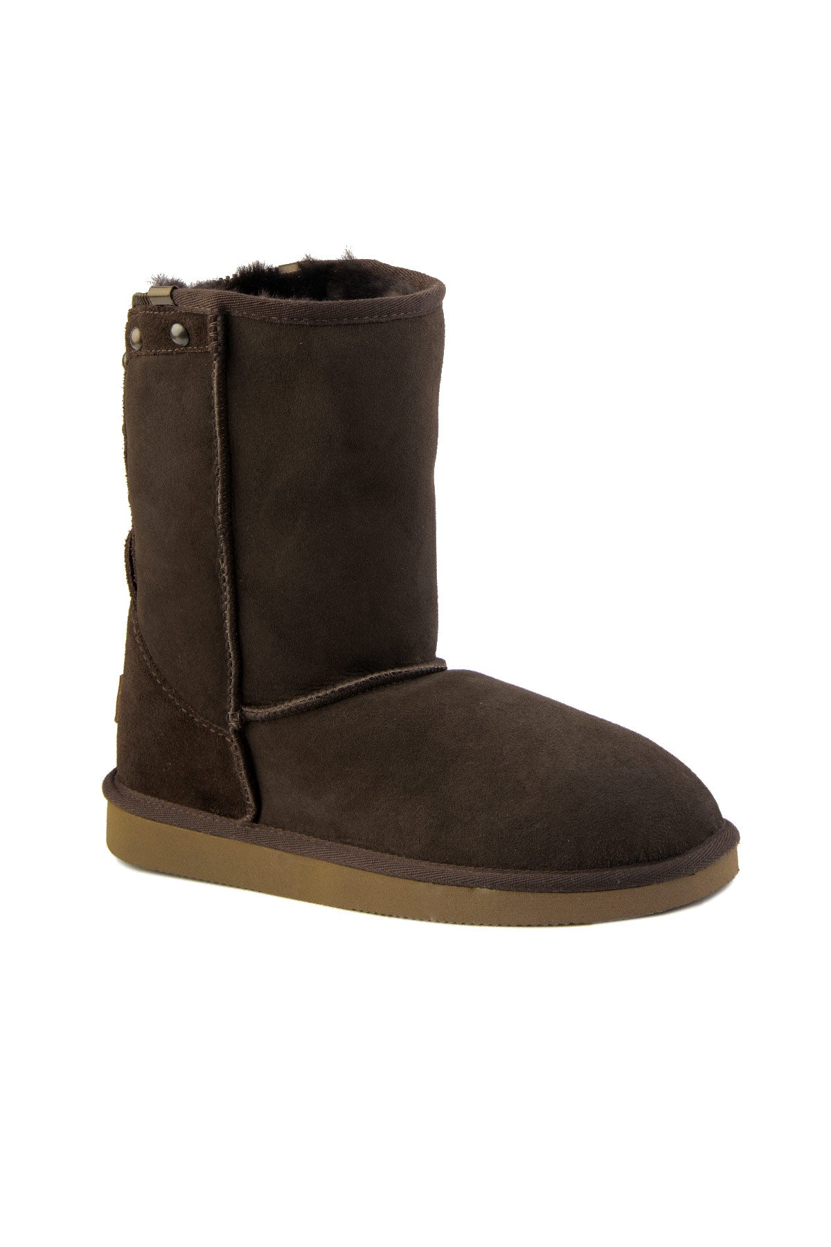 Pegia Vian Genuine Suede Back Zip Women's Boots - Pegia