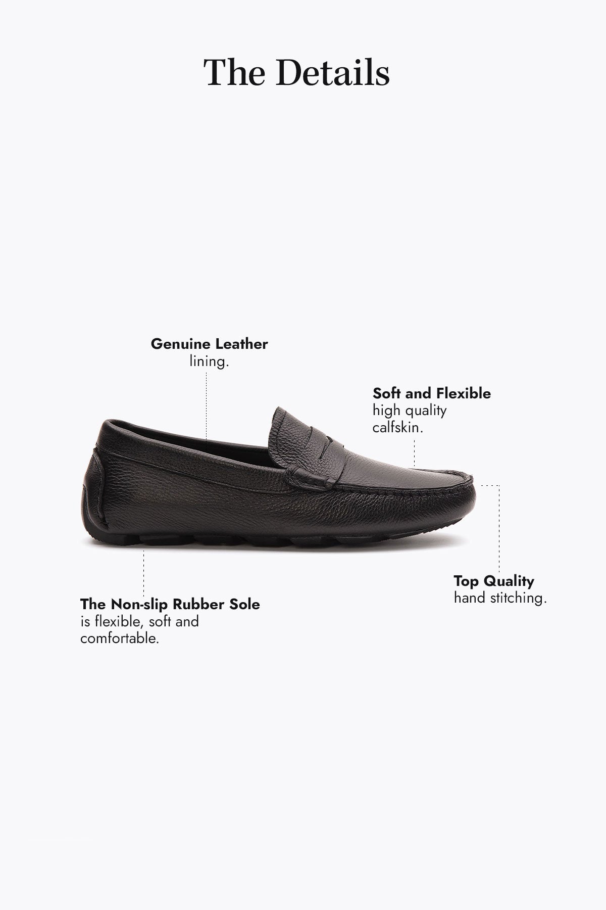 Pegia Alvor Leather Men's Loafers - Pegia