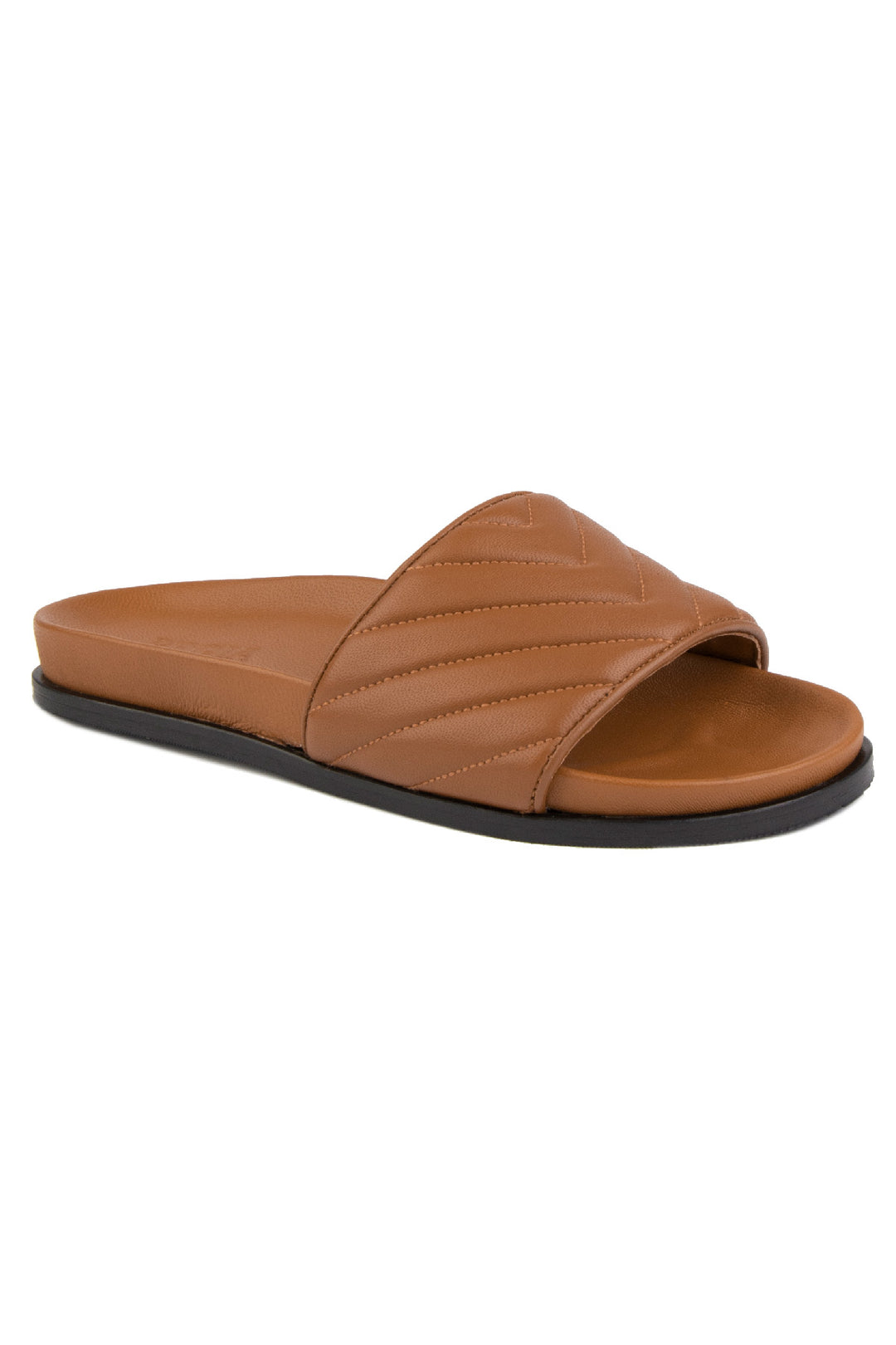 Pegia Mona Leather Women's Slides - Pegia