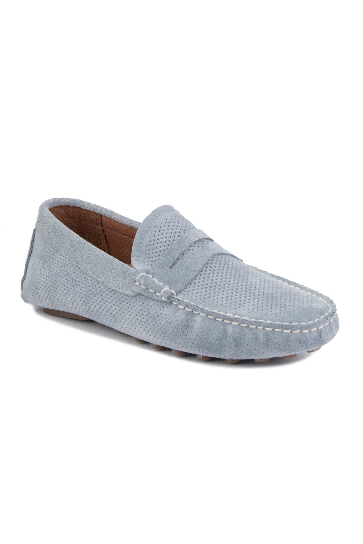 Pegia Alvor Chaussures Mocassins En Daim Véritable Pour Hommes