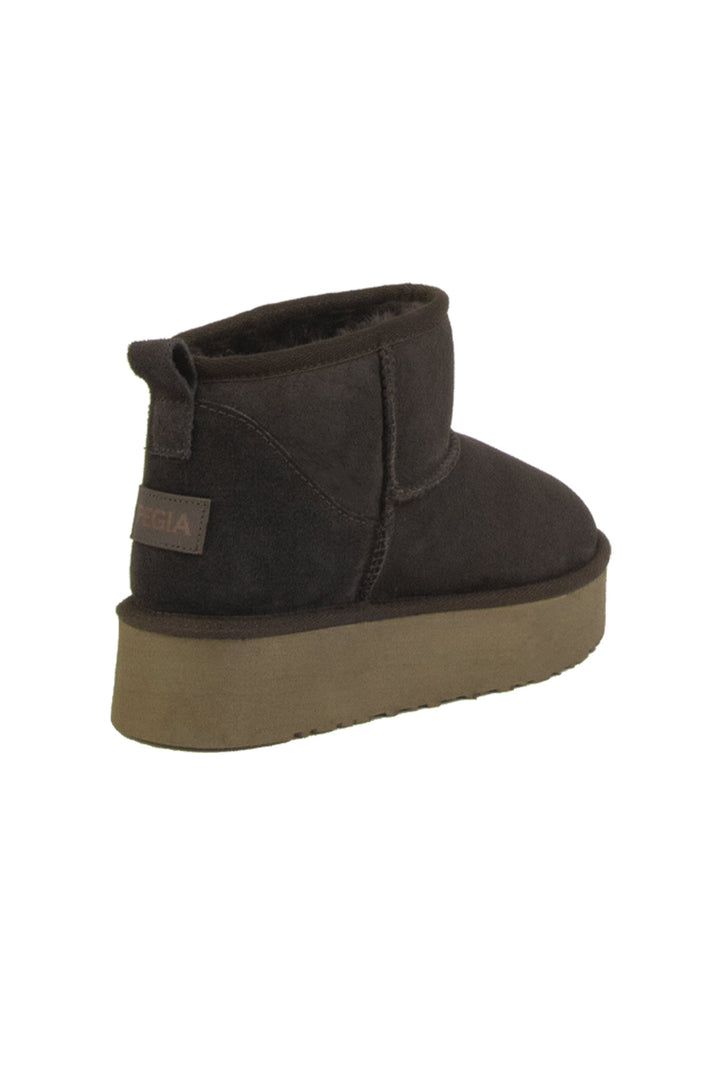 Pegia Brooks Genuine Suede Women's Platform Boots - Pegia