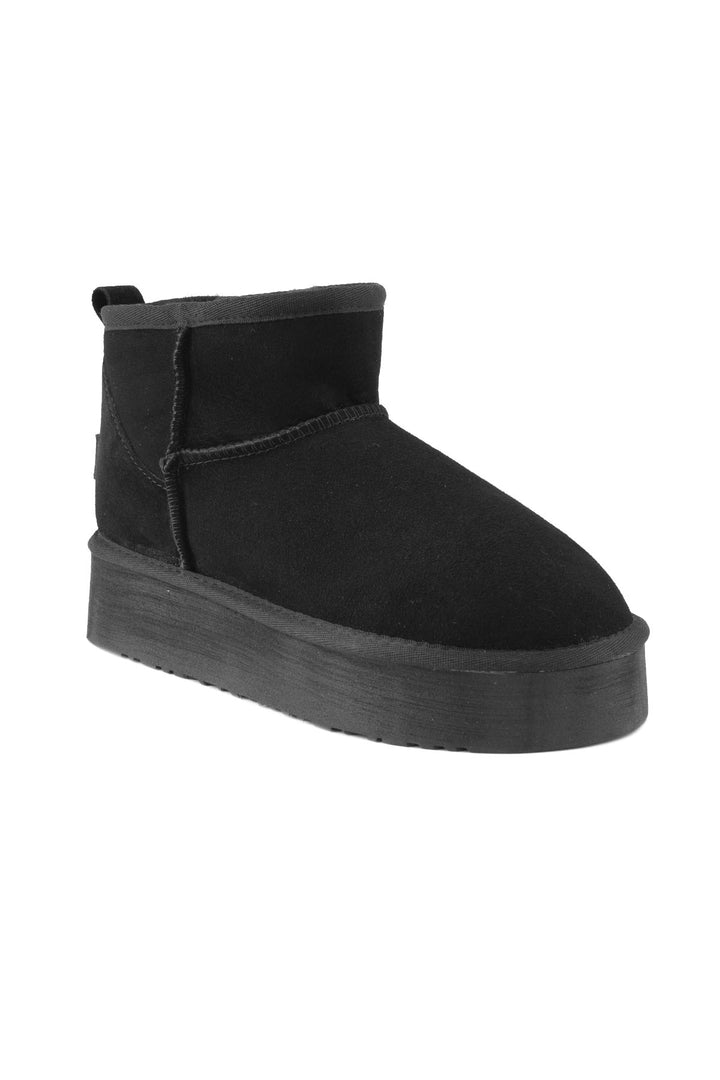 Pegia Brooks Genuine Suede Women's Platform Boots