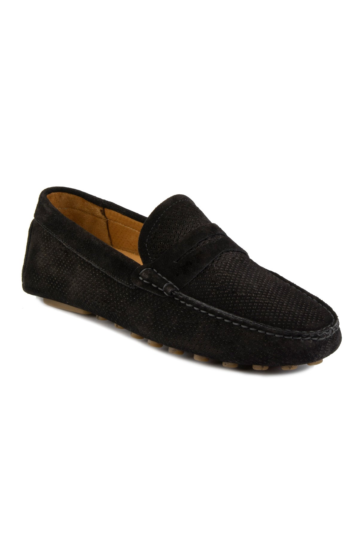 Pegia Alvor Chaussures Mocassins En Daim Véritable Pour Hommes