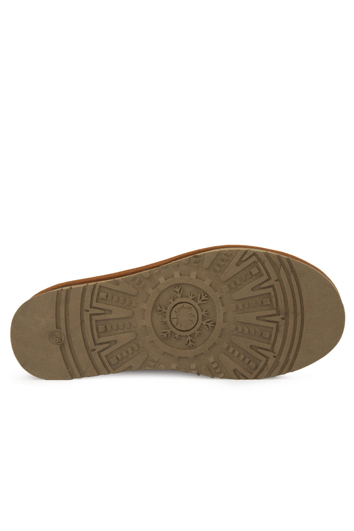 Botas Ultra Mini Plataforma Femininas em Camurça Autêntica Pegia Aure