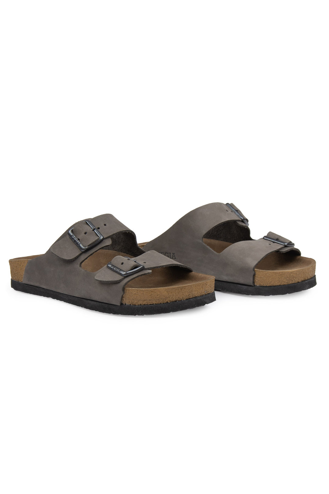 Pegia Santio Chinelos Unissexo com Fivela em Nubuck