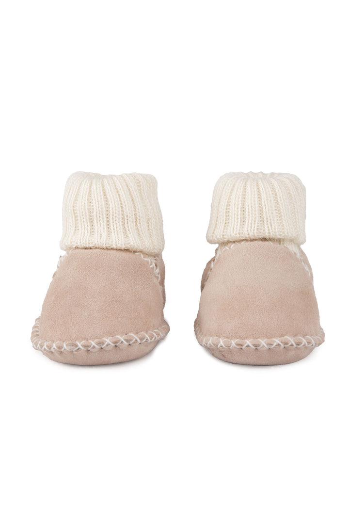 Pegia Lago 真皮羊羔毛婴儿袜靴