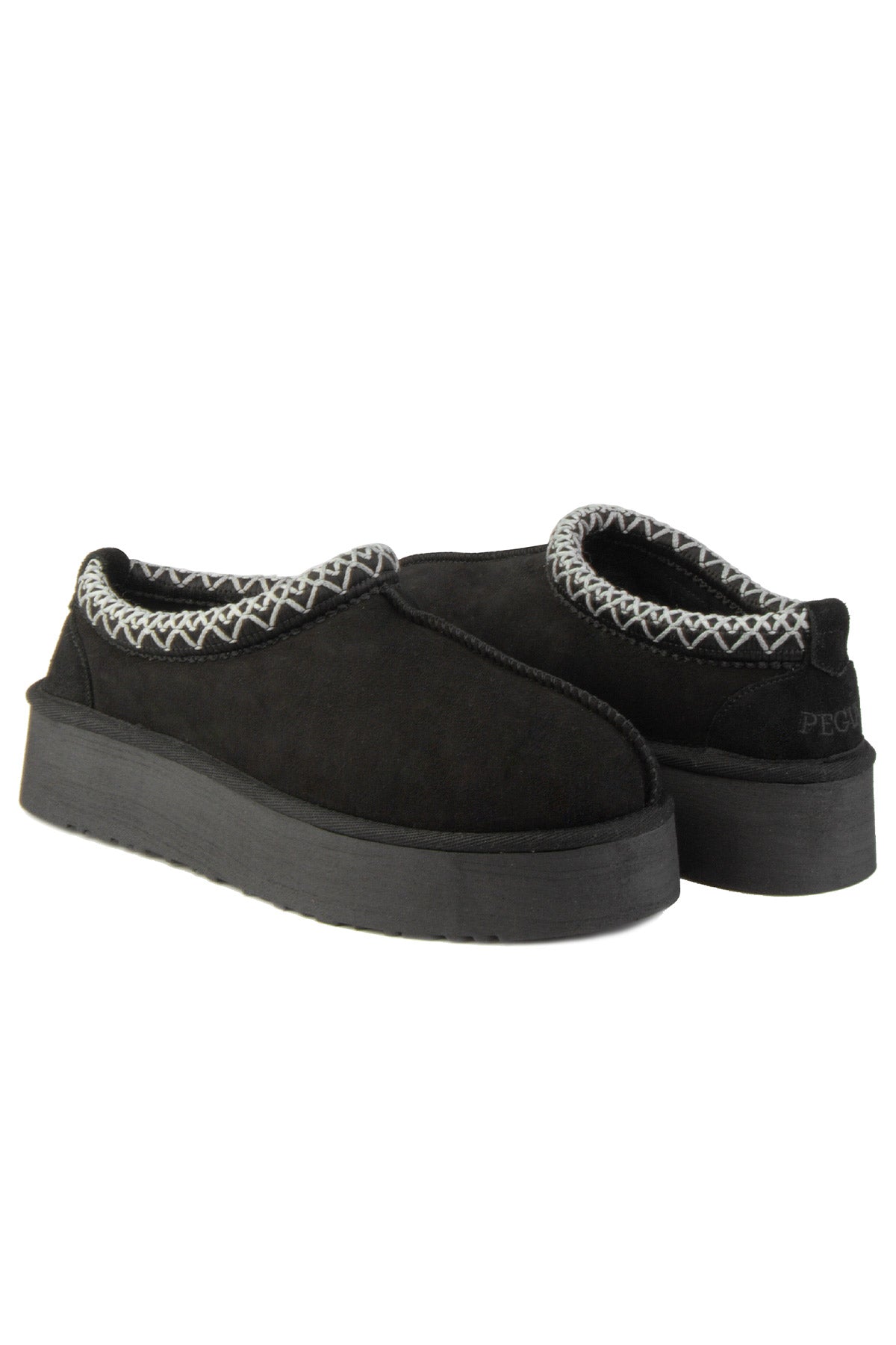 Pegia Aure Genuine Suede Women's Ultra Mini Platform Boots - Pegia