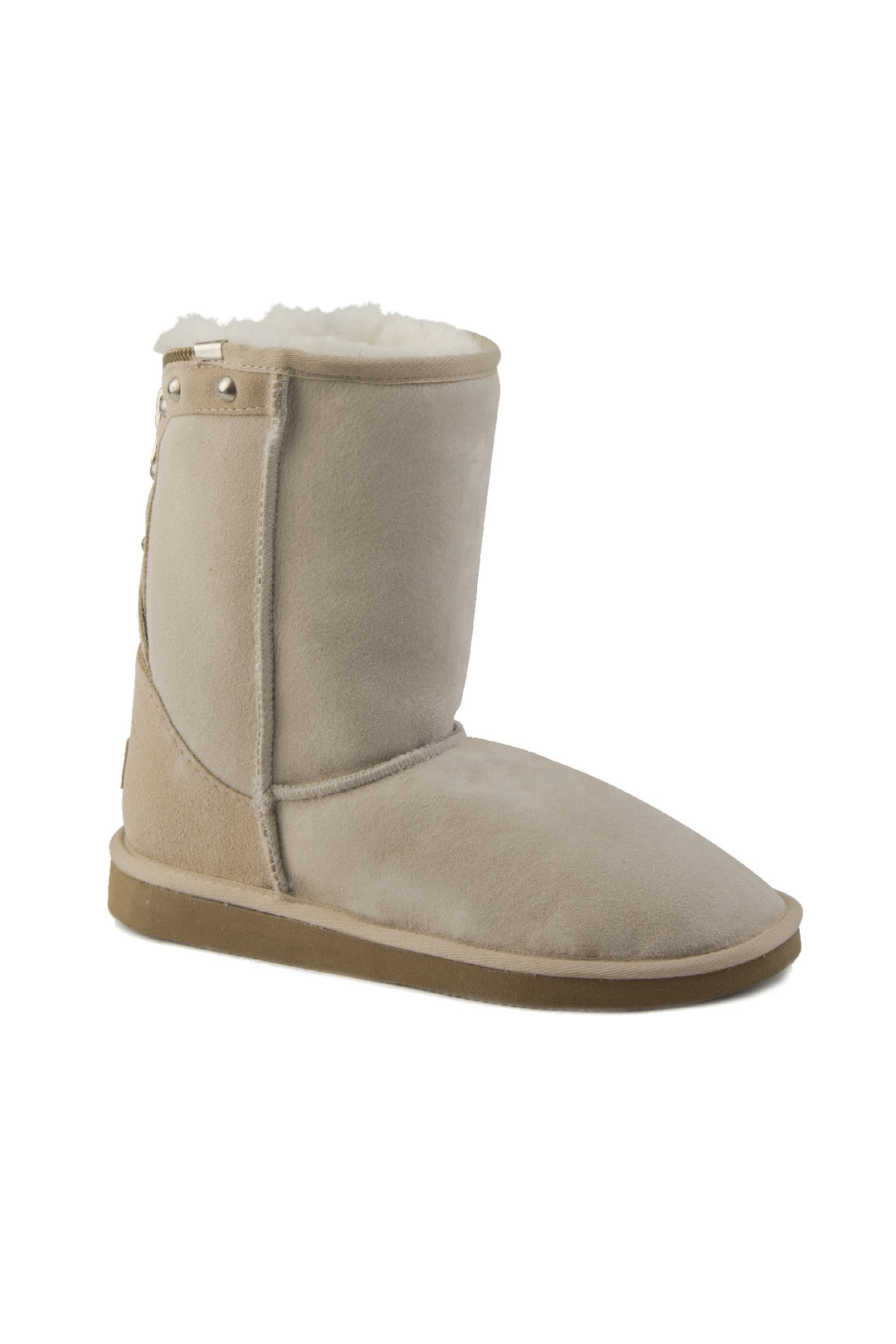 Pegia Vian Genuine Suede Back Zip Women's Boots - Pegia