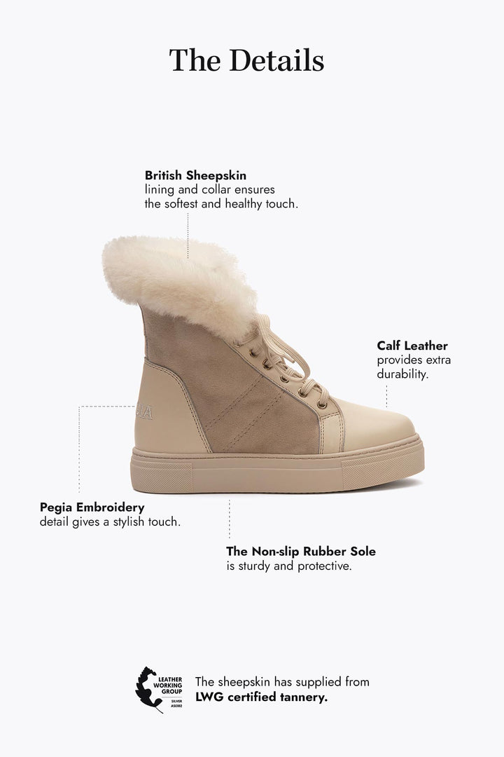 Pegia Leira Shearling Women's Boots - Pegia