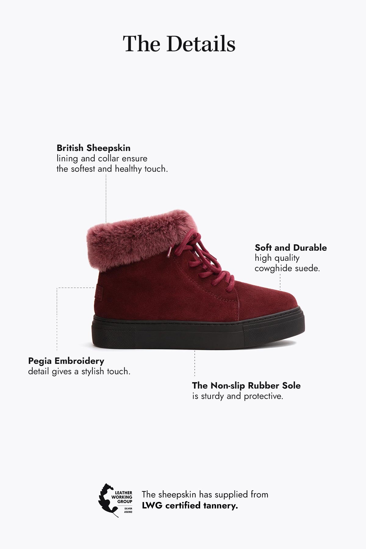 Pegia Adel Shearling Women's Boots - Pegia