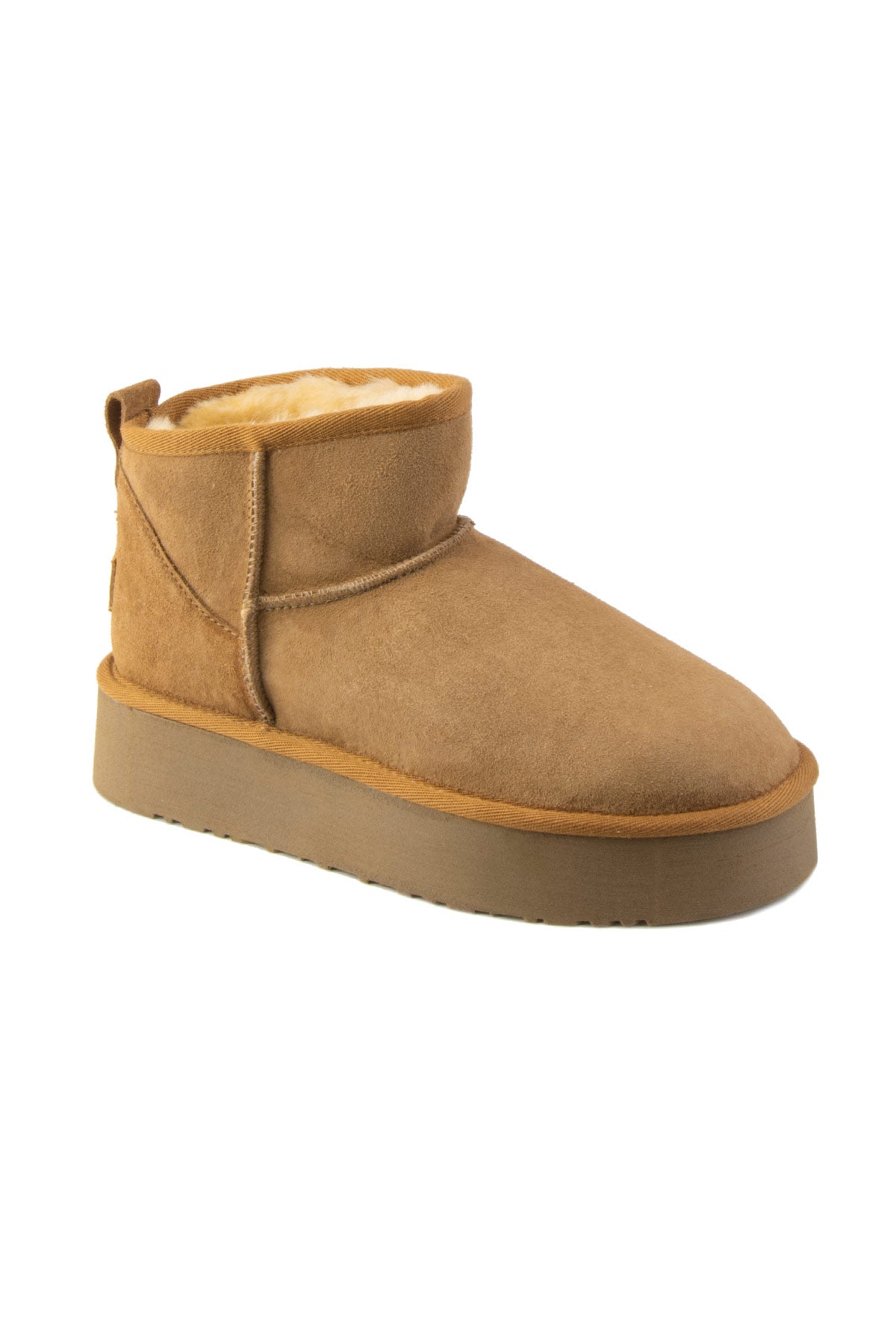 Pegia Brooks Genuine Suede Women's Platform Boots - Pegia
