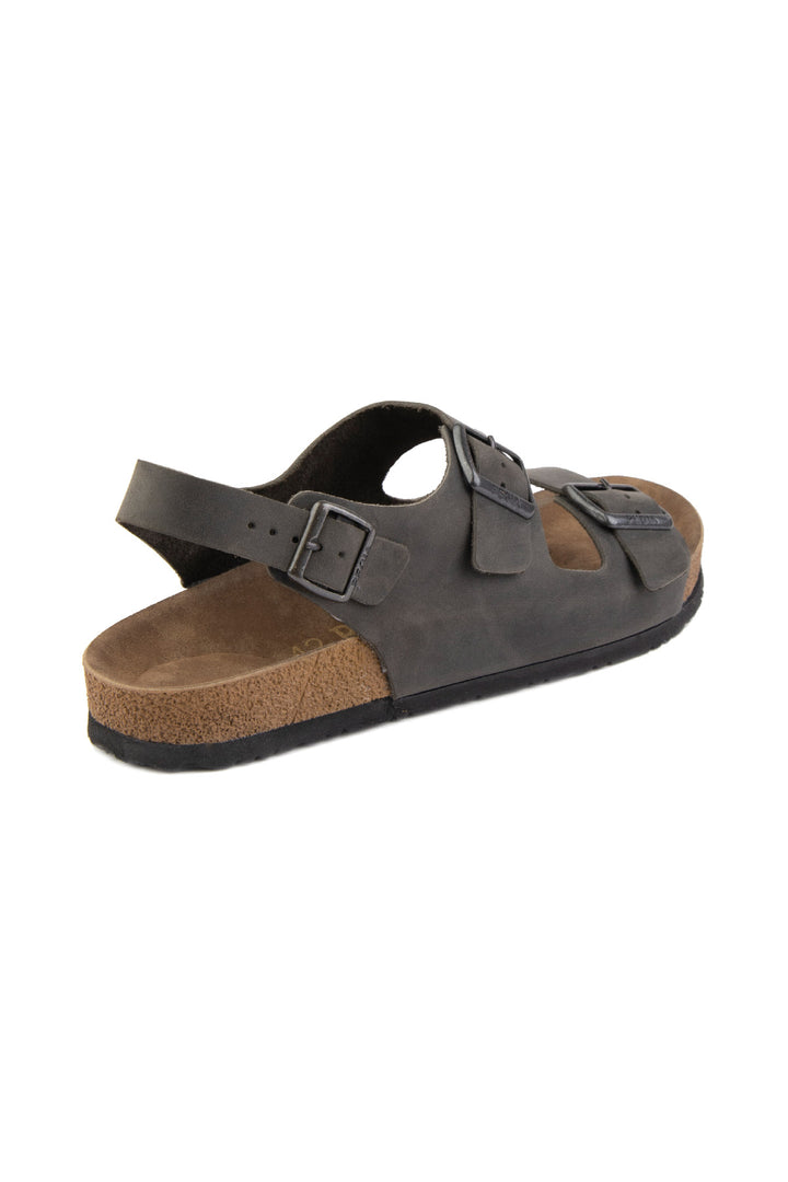 Pegia Sarnia Nubuck Unisex Buckle Sandals - Pegia