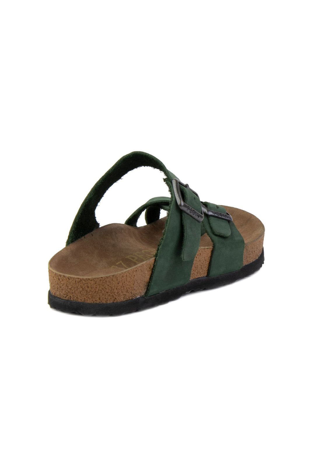 Pegia Sarnes Genuine Suede Women's Toe Loop Slides - Pegia