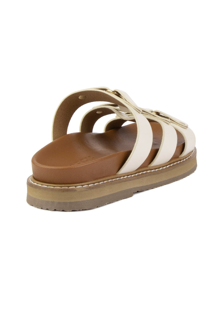 Pegia Lida Leather Women's Slides - Pegia