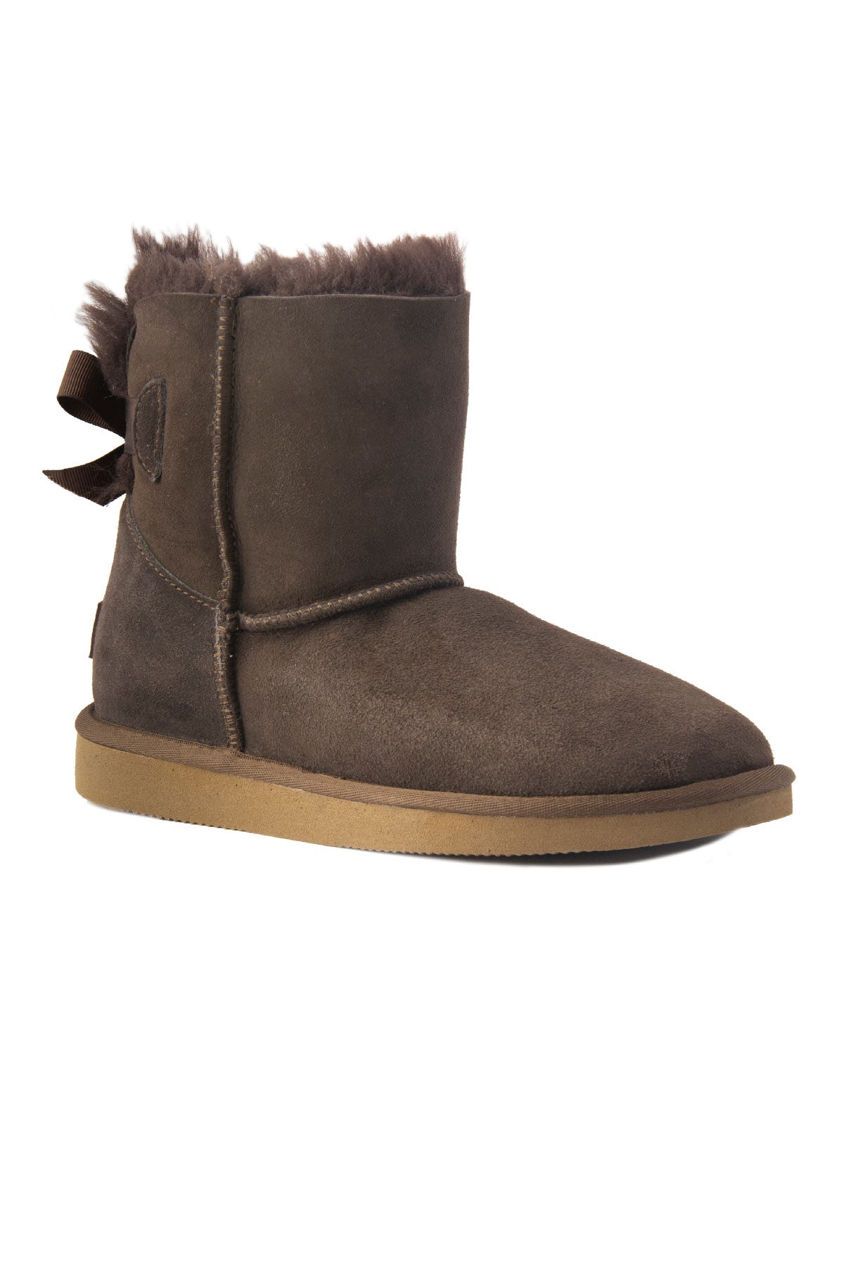 Pegia Lulea Genuine Suede Bow Detail Women's Boots - Pegia