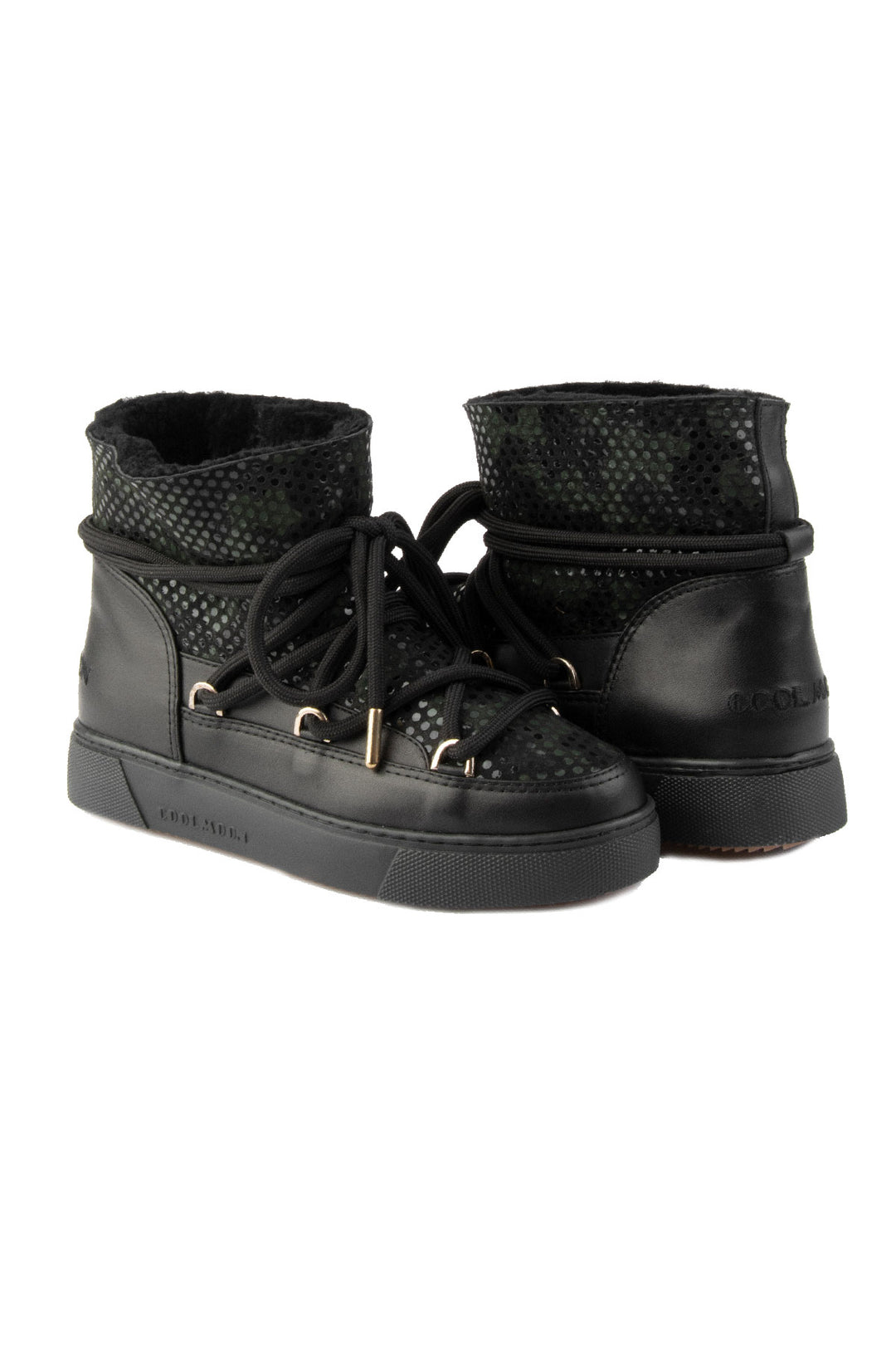 Cool Moon Lorne Sheepskin Printed Women's Boots - Pegia