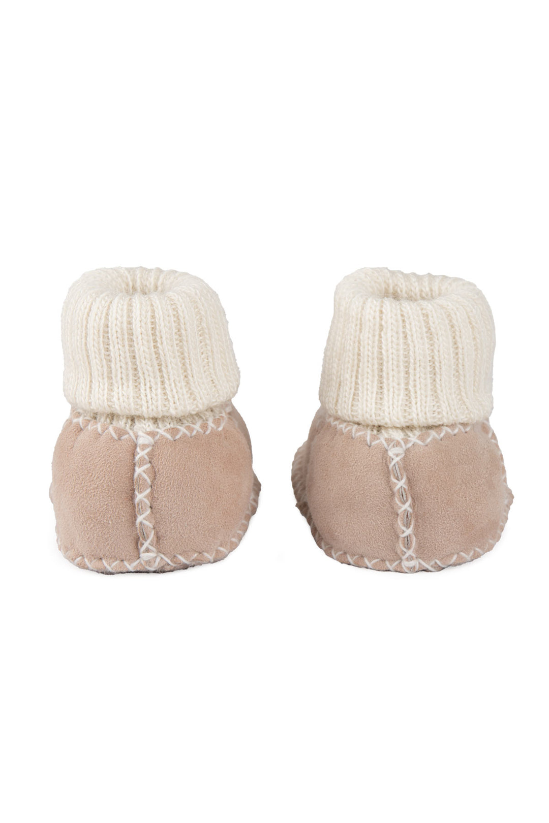 Pegia Lago 真皮羊羔毛婴儿袜靴