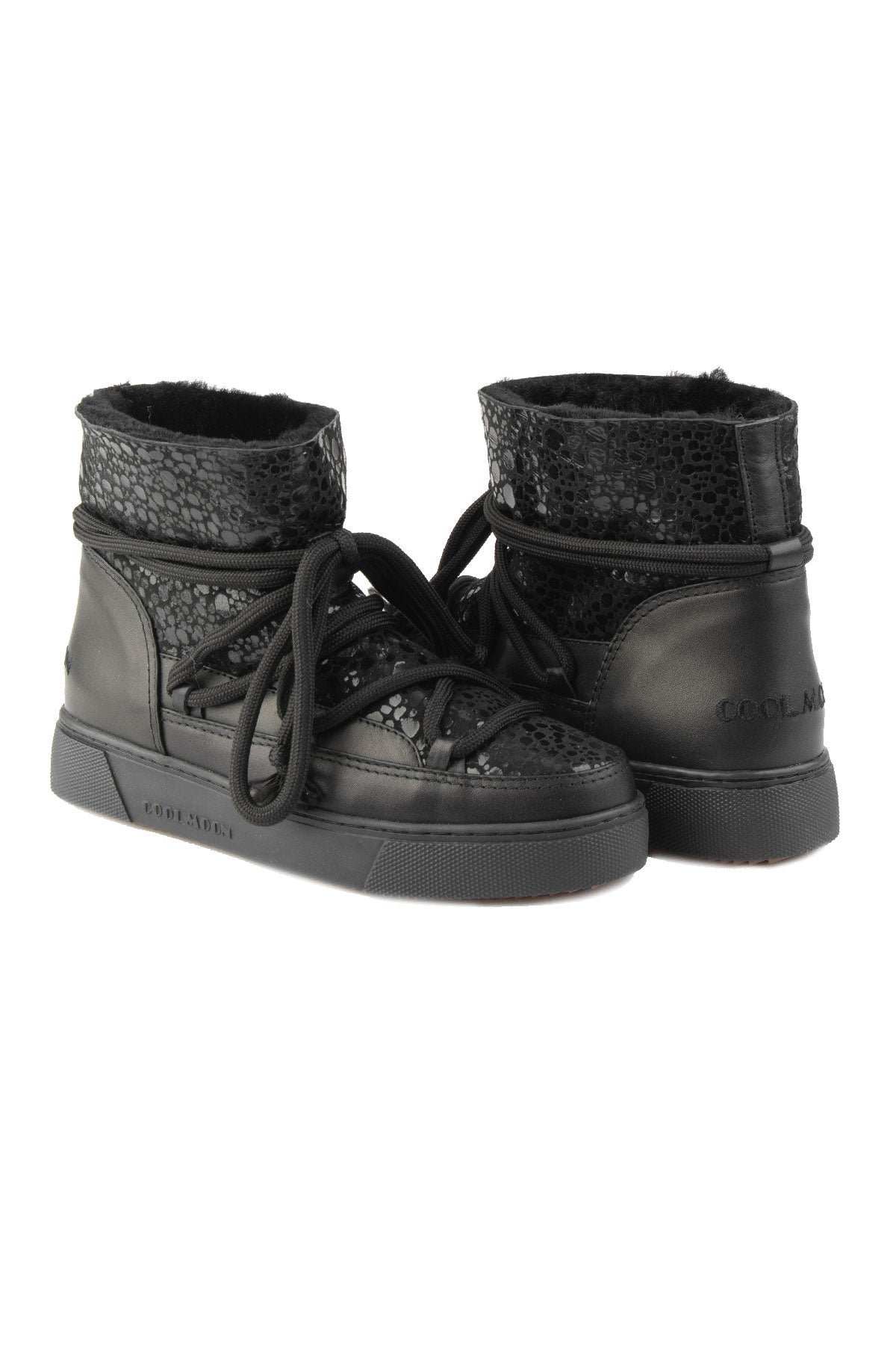 Cool Moon Parnu Sheepskin Printed Women's Boots - Pegia