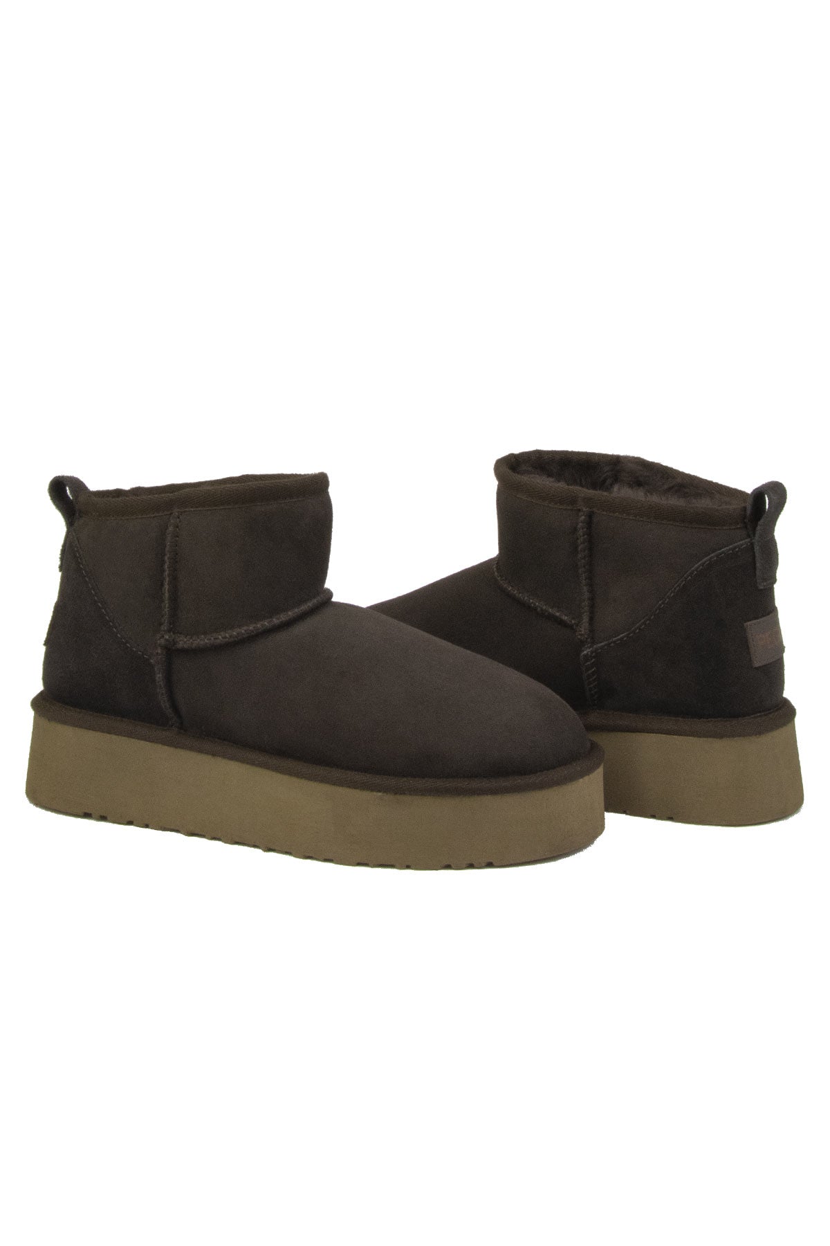 Pegia Brooks Genuine Suede Women's Platform Boots - Pegia
