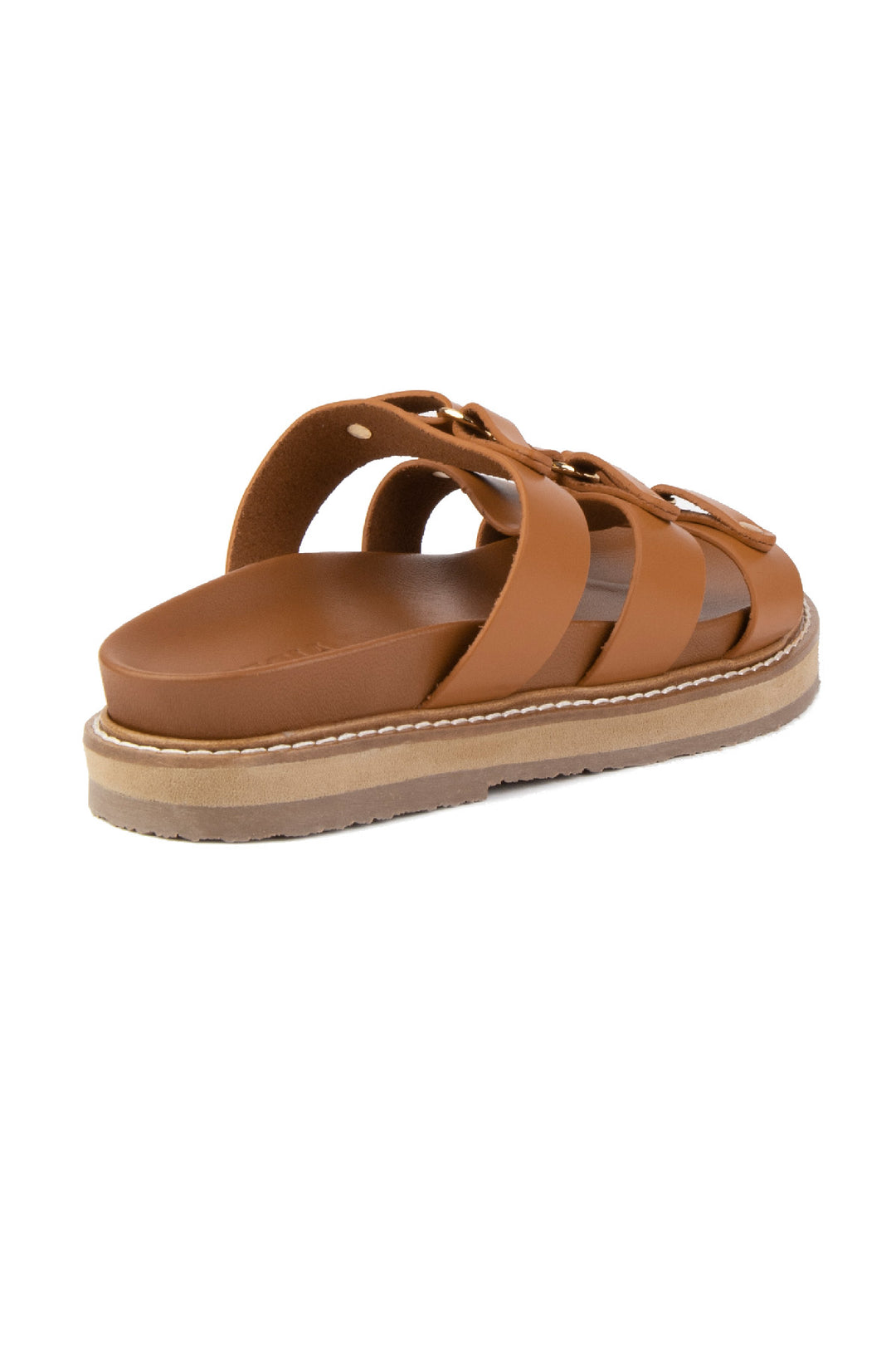 Pegia Lida Leather Women's Slides - Pegia