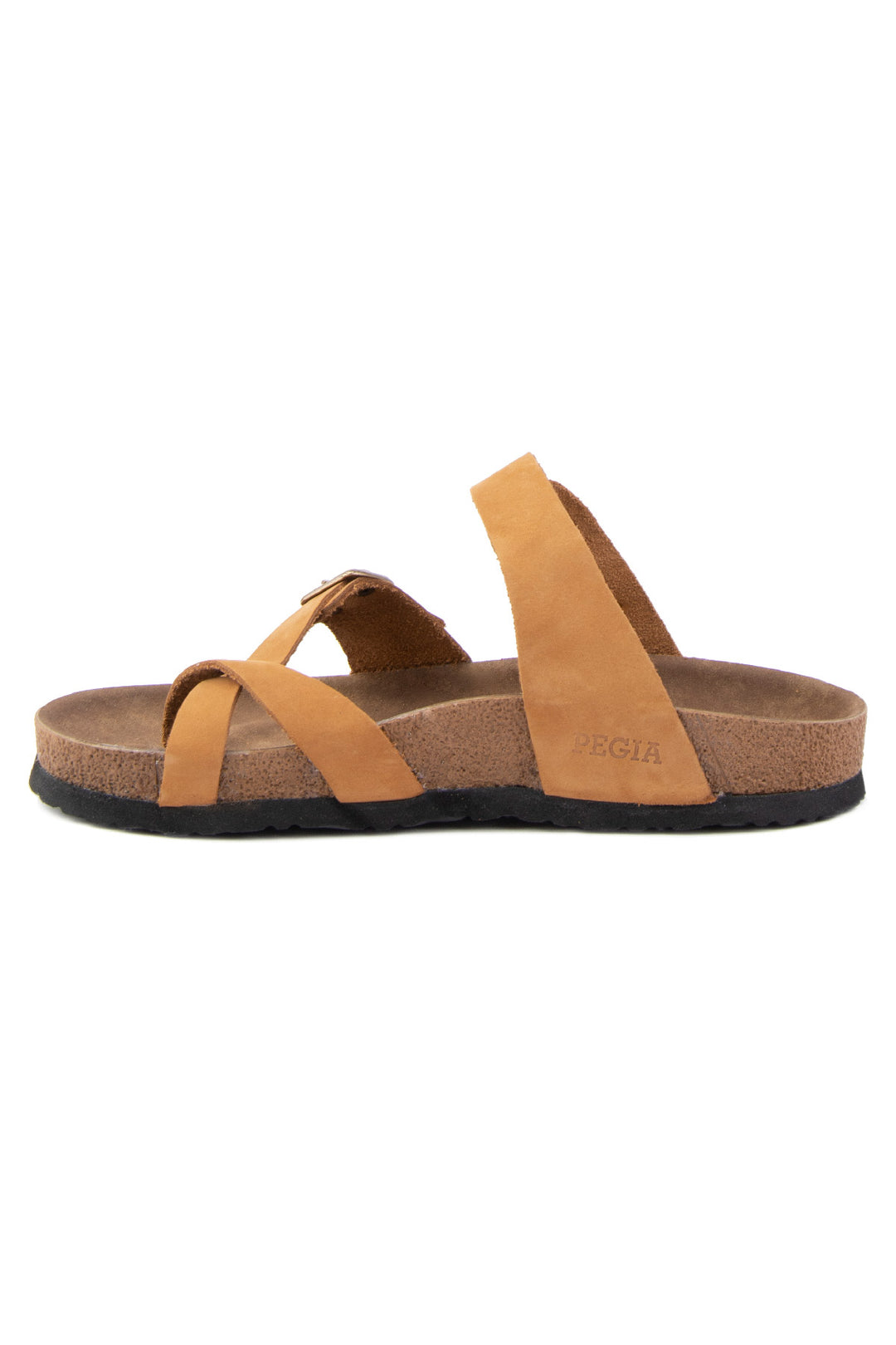 Pegia Sarnes Genuine Suede Women's Toe Loop Slides - Pegia