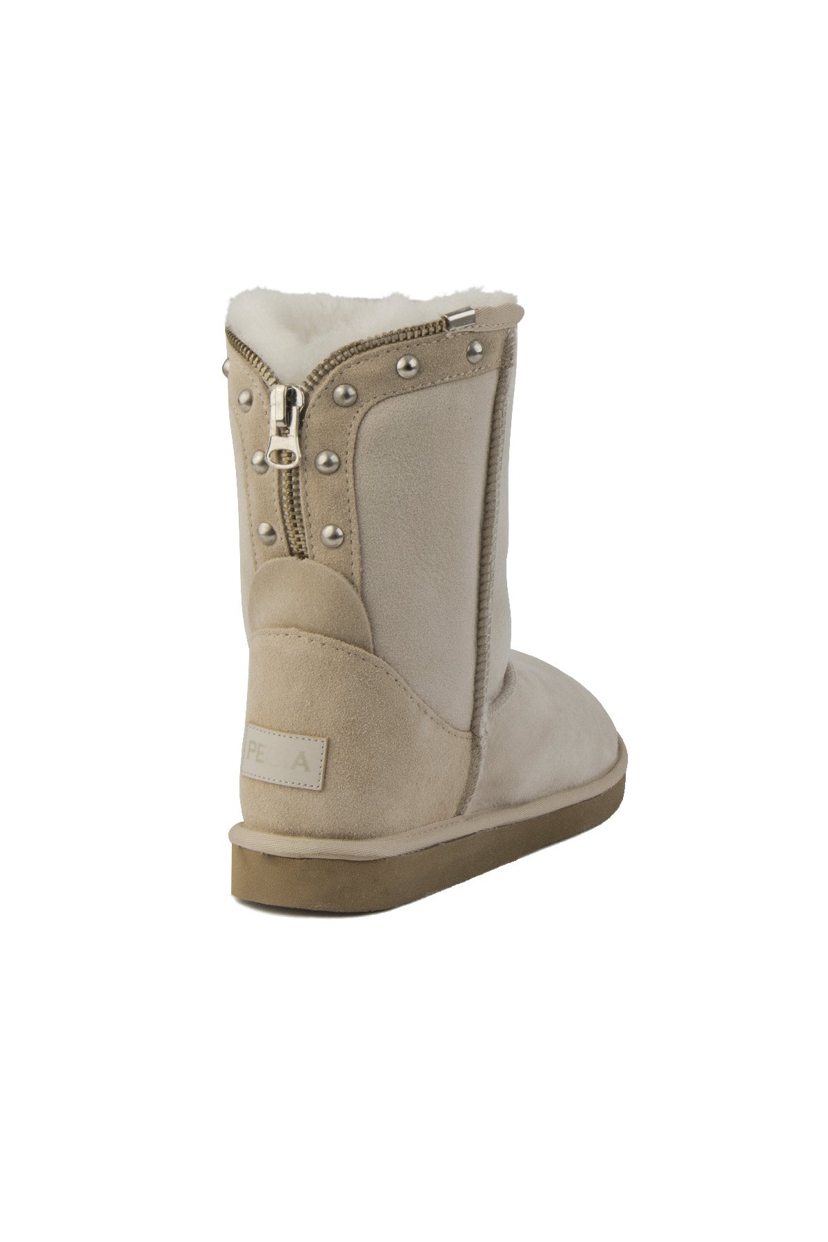 Pegia Vian Genuine Suede Back Zip Women's Boots - Pegia