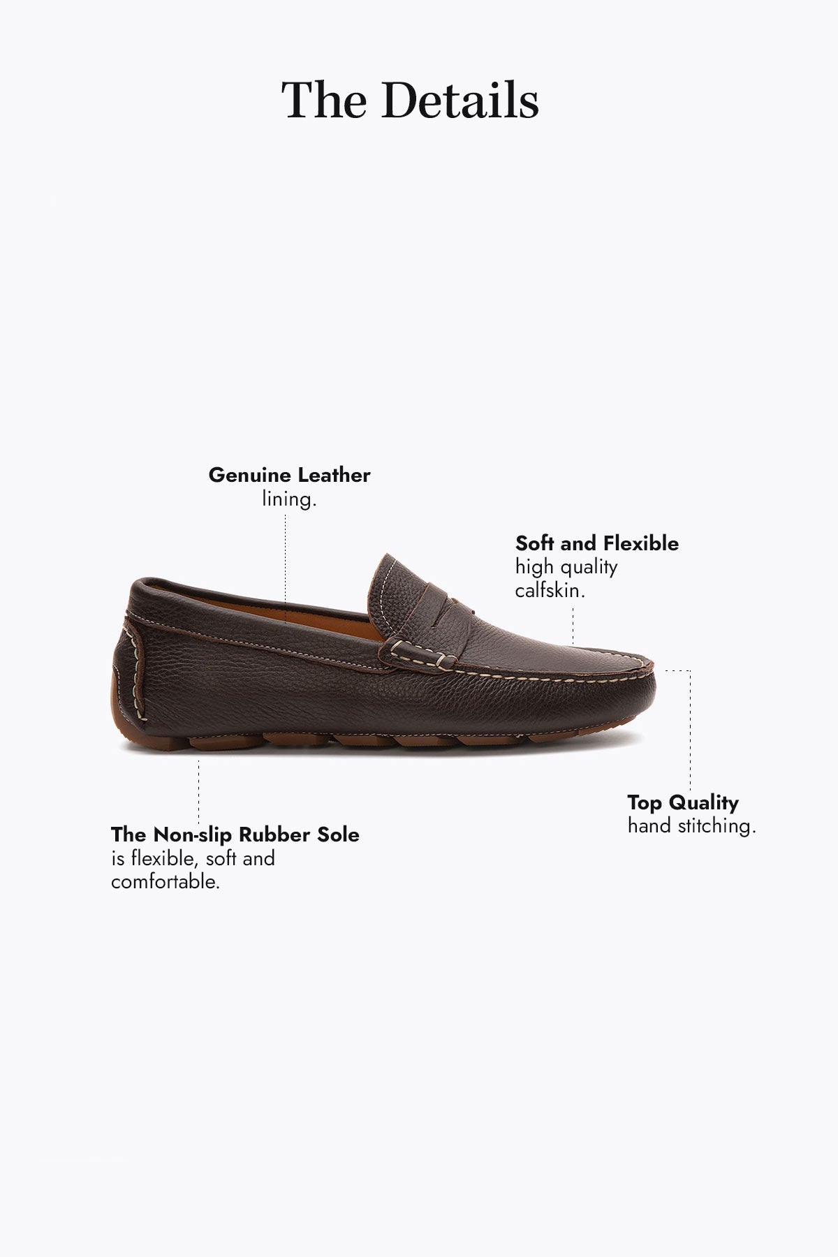 Pegia Alvor Leather Men's Loafers - Pegia