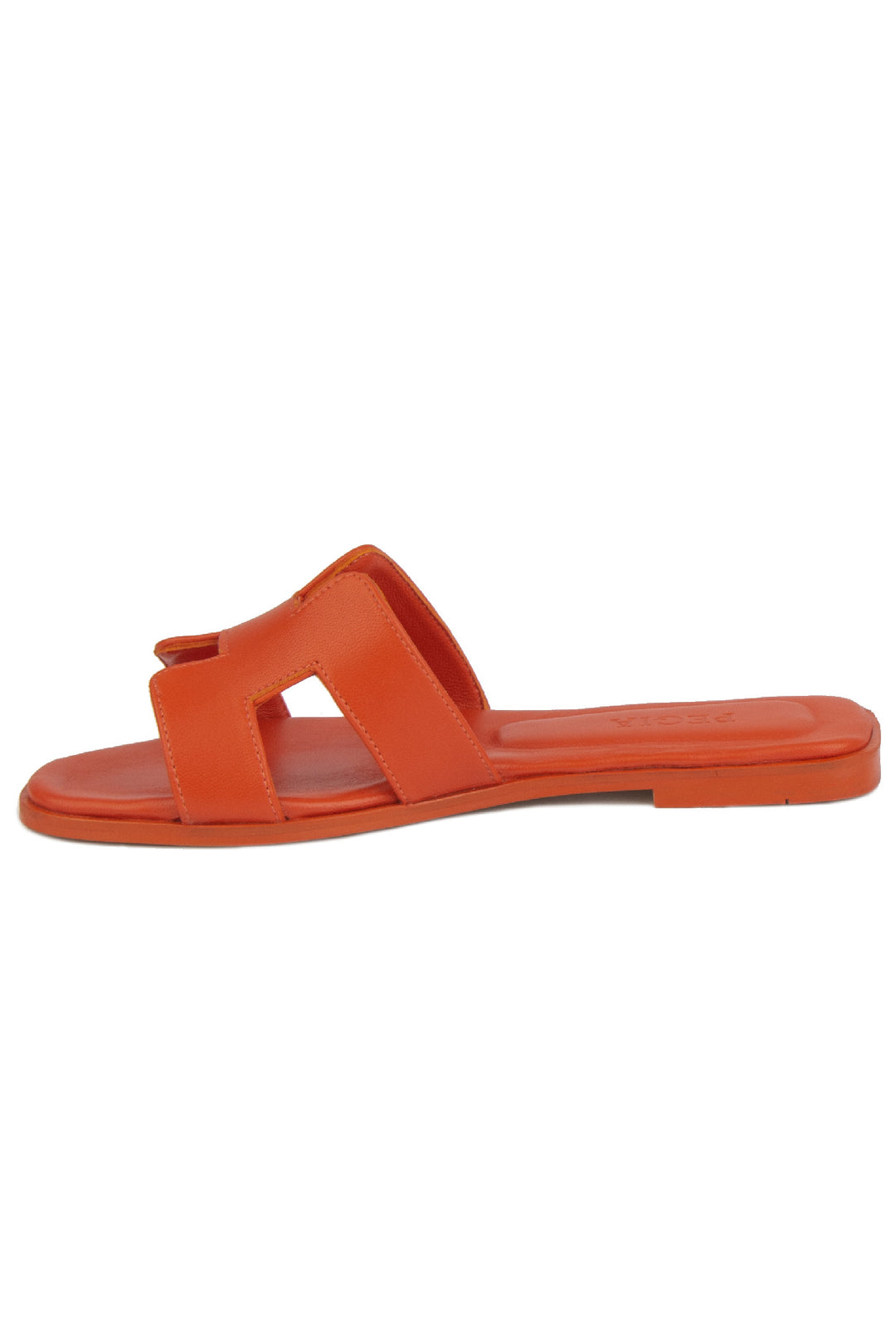 Pegia Ada Leather Women's Flat Slides - Pegia