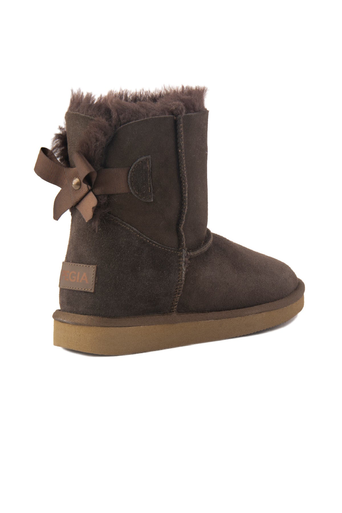 Pegia Lulea Genuine Suede Bow Detail Women's Boots - Pegia