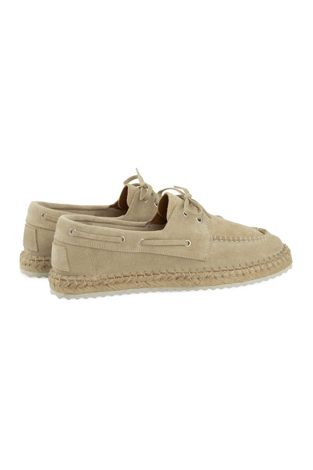 Pegia Rosco ekte semsket herre snøresko espadrillos