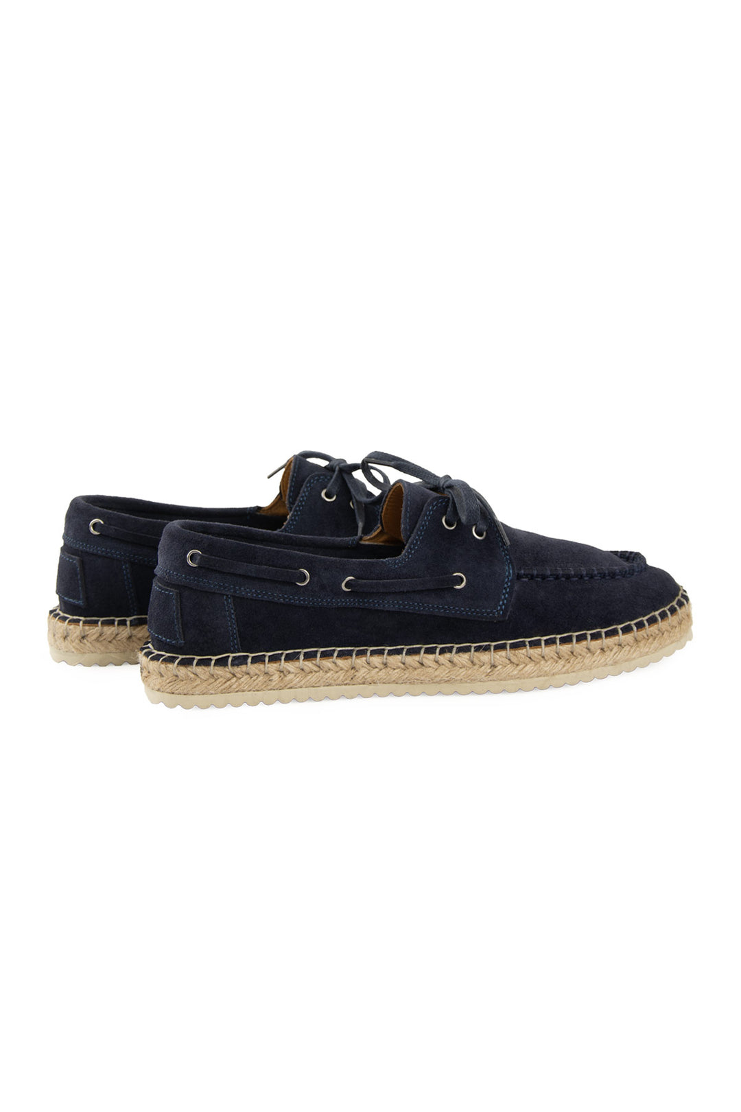 Pegia Rosco ekte semsket herre snøresko espadrillos