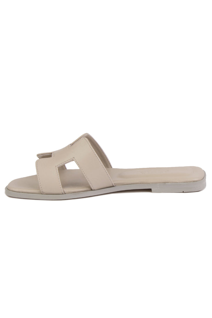 Pegia Ada Leather Women's Flat Slides - Pegia
